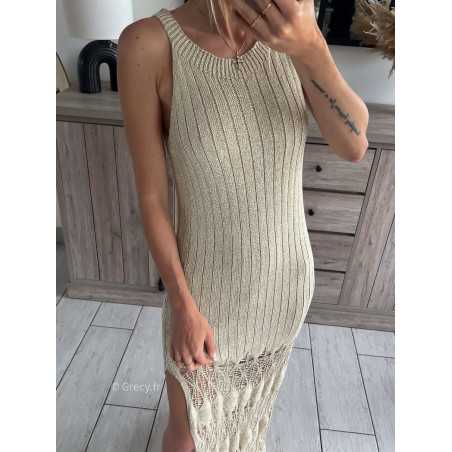 Robe soirée doré best sale