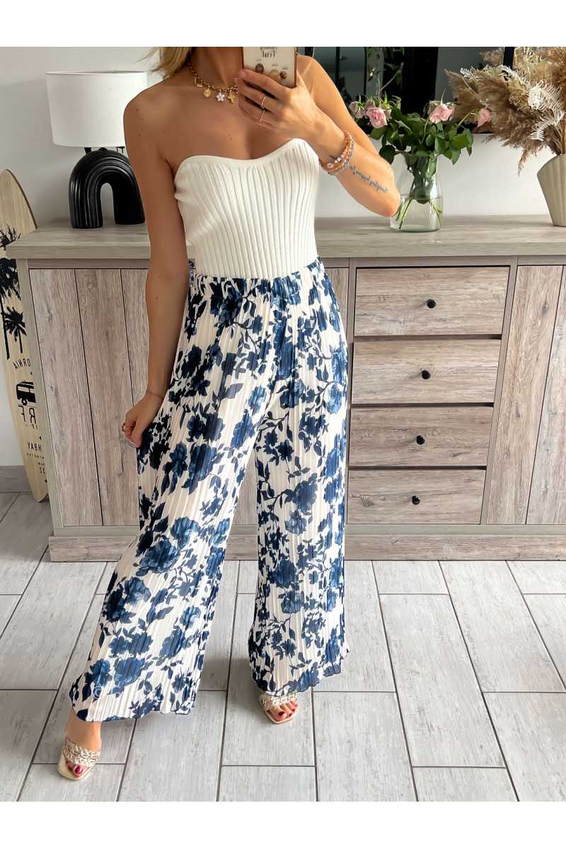 top bustier blanc maille grecy mode tendance look été 2024