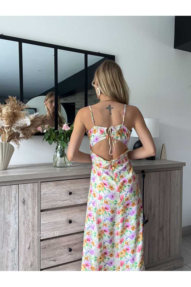 robe longue fleurie bridgeront house of cb grecy mode tendance look été 2024