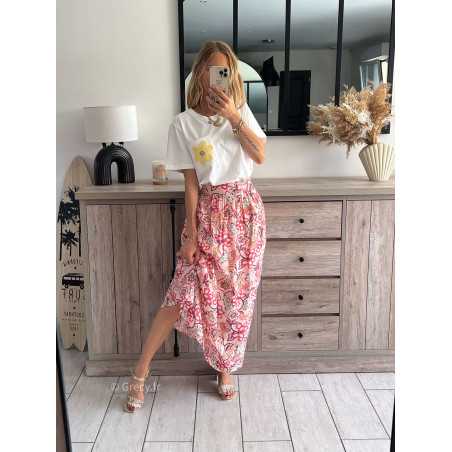 Jupe longue style western hot sale