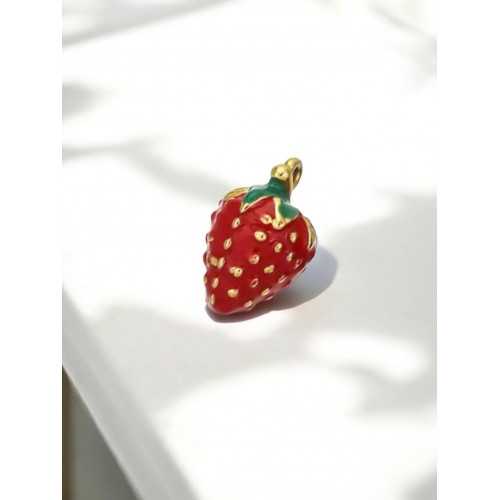 Charm fraise 3D