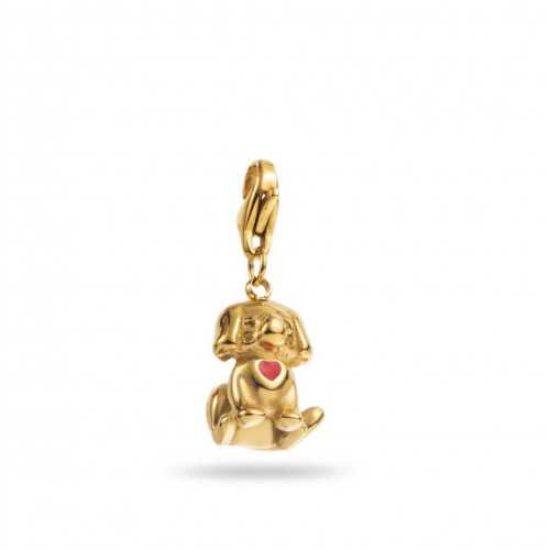 Charm chien coeur
