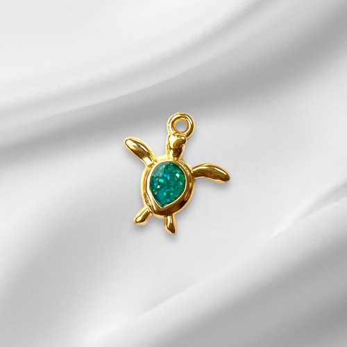 Charm tortue Bleue