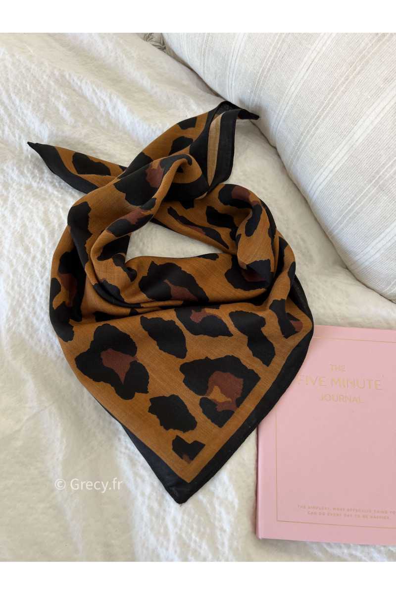 Foulard léopard