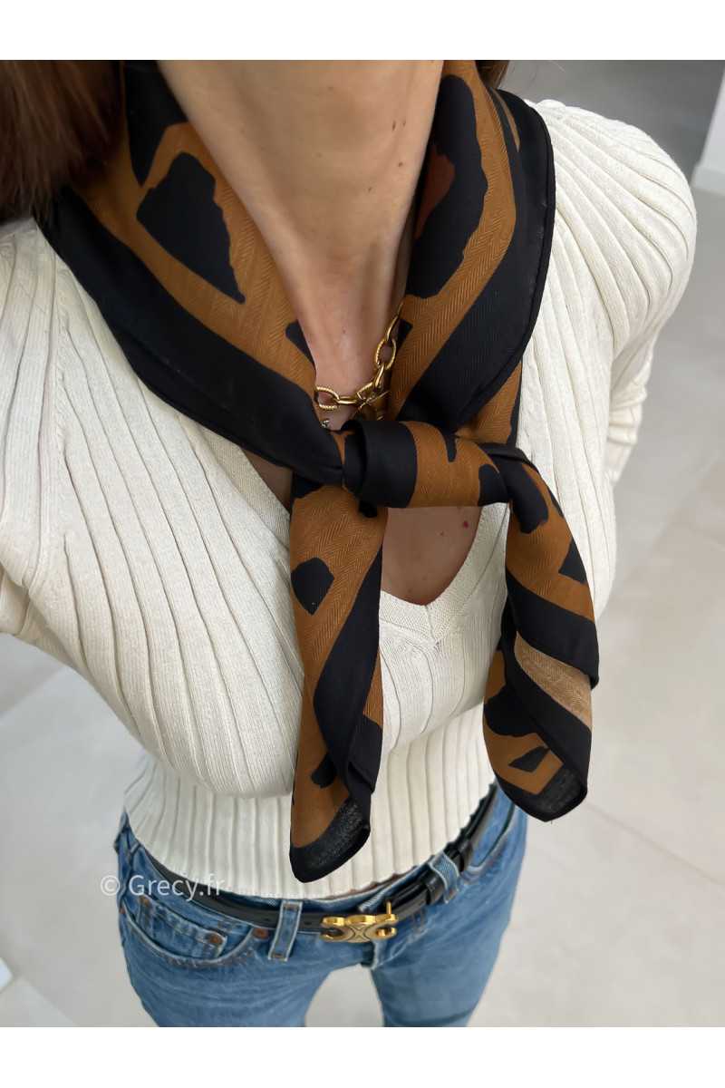 Foulard léopard