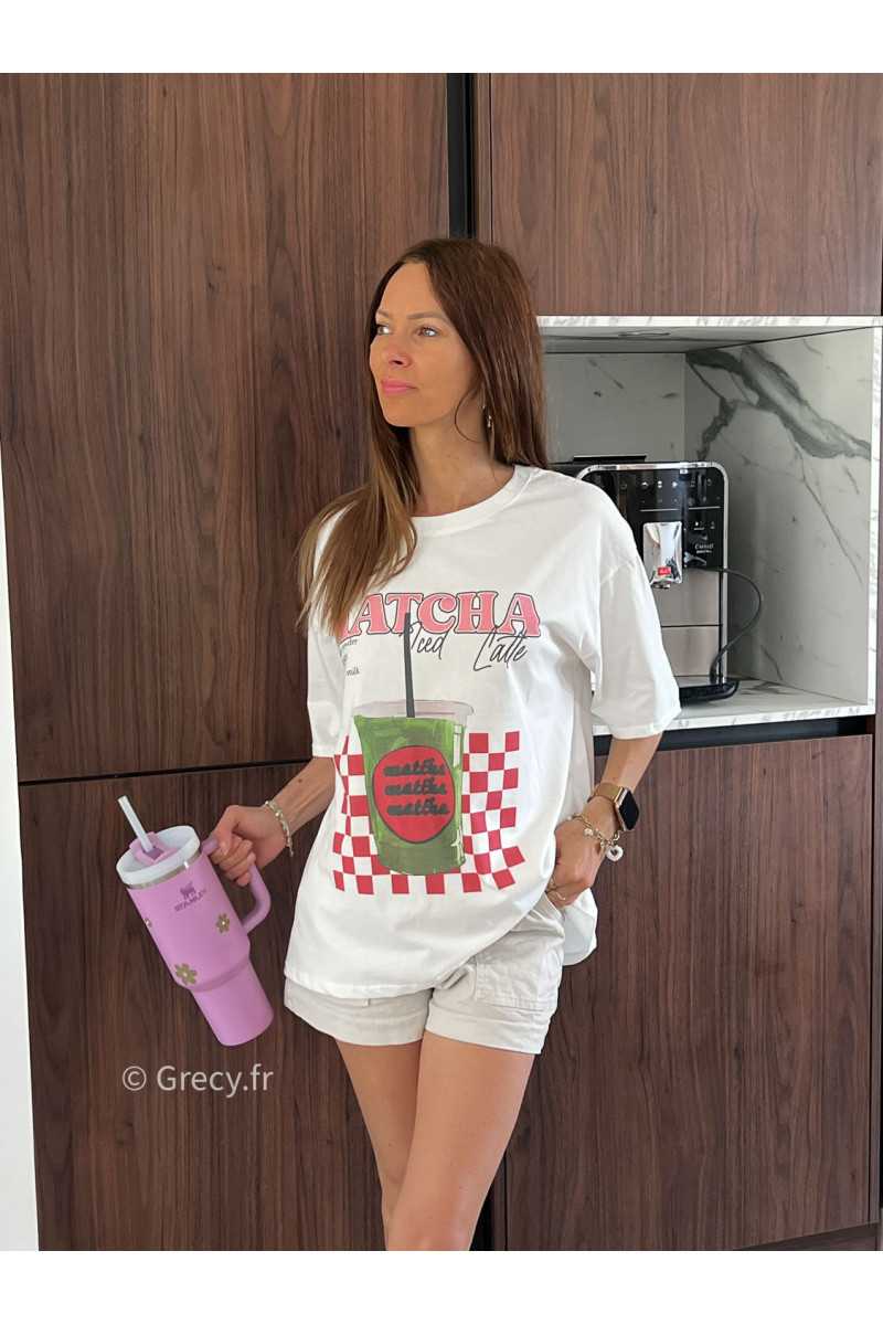 T-shirt Matcha mode tendance grecy printemps été 2025 basique intemporel