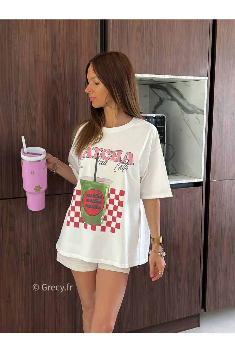 T-shirt Matcha mode tendance grecy printemps été 2025 basique intemporel