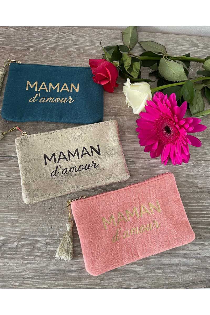 pochettes gaze de coton maman d'amour