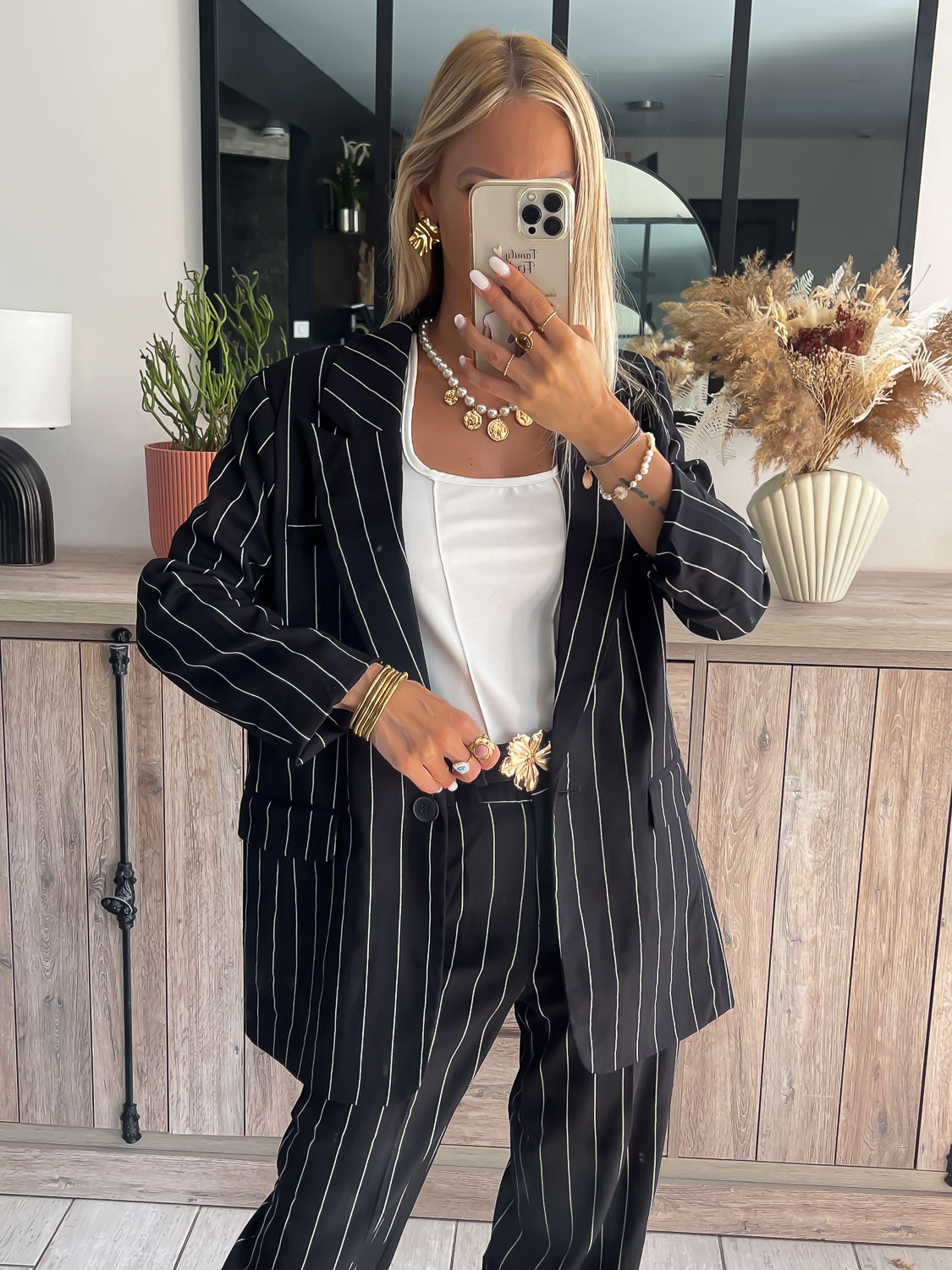 Pantalon rayé femme hot sale zara