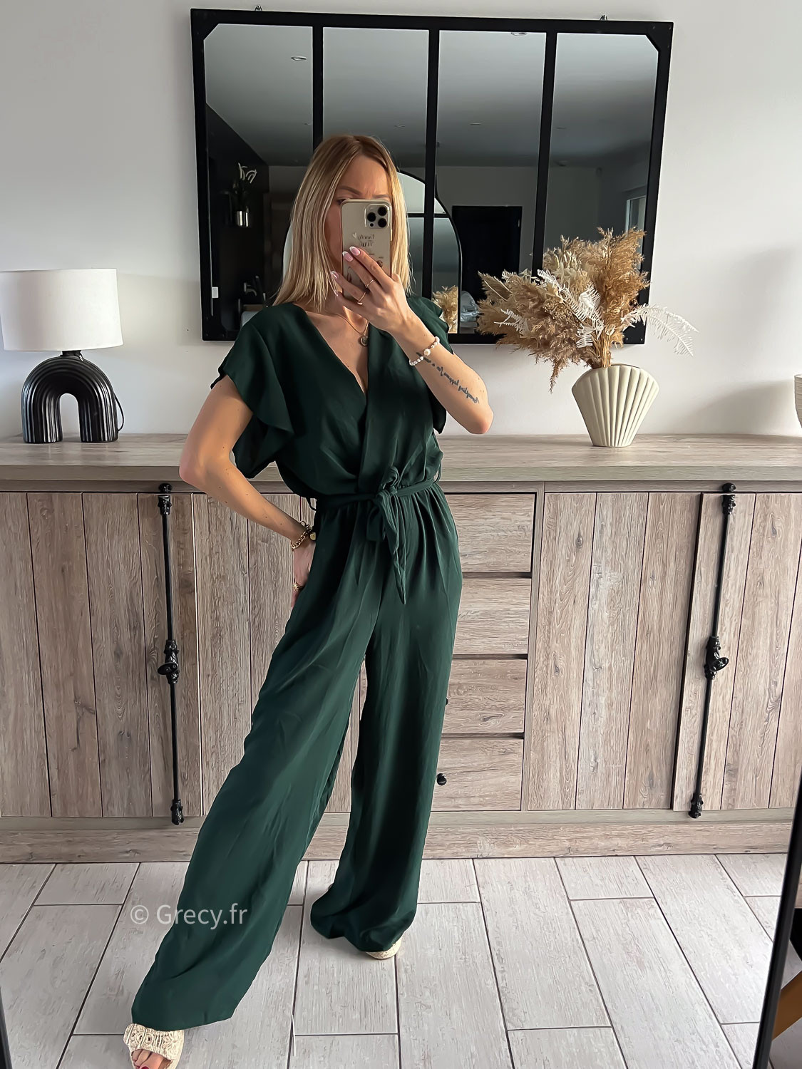 Combinaison Verte Tenue Mariage Combinaison Femme Combinaison